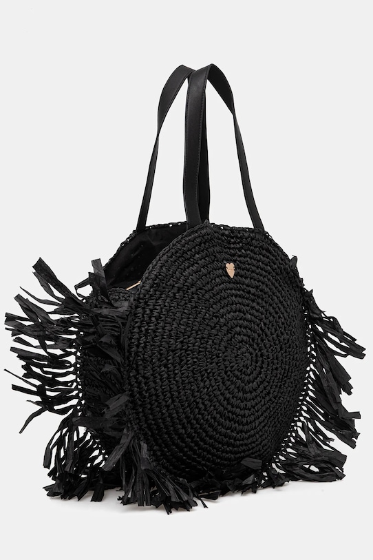 Plážová taška Twinset 261LB7BAA čierna SS26