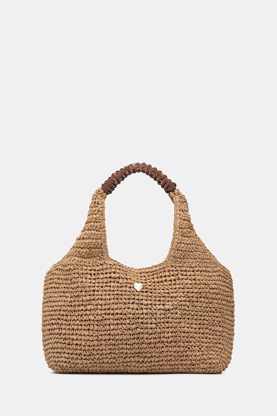 Twinset torebka mieści A4 beżowy 261LB7BKK