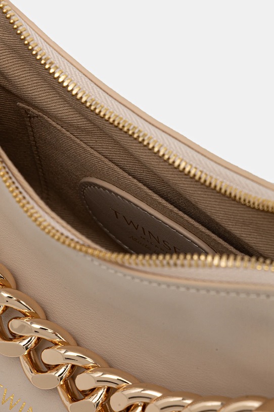 Twinset torebka skórzana beżowy 999TB7012