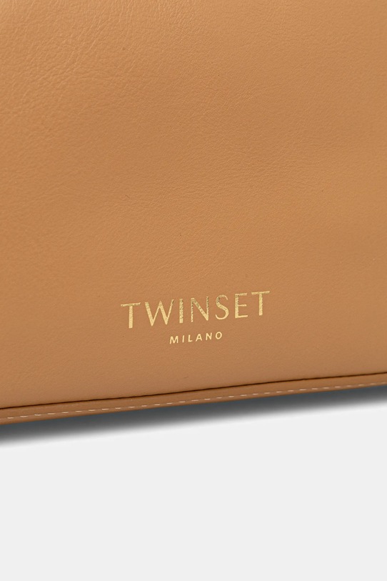Twinset torebka skórzana brązowy 999TB7012