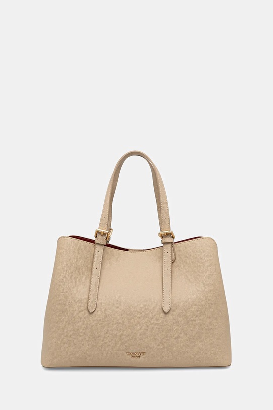 Twinset torebka mieści A4 beżowy 261TB7180