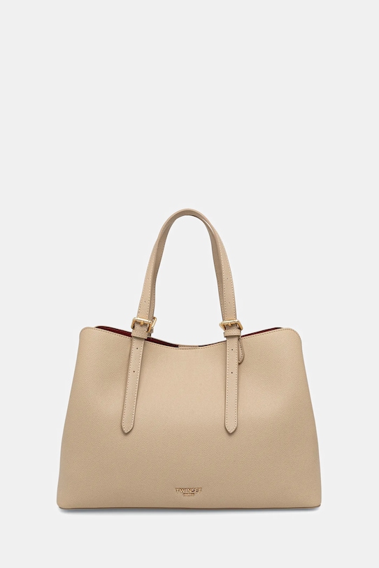 Twinset torebka mieści A4 beżowy 261TB7180