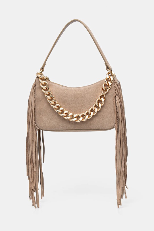 Twinset torebka zamszowa 261TB7084 beżowy SS26