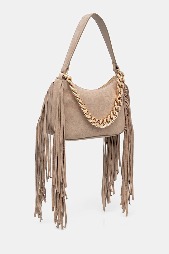 Akcesoria Twinset torebka zamszowa 261TB7084 beżowy