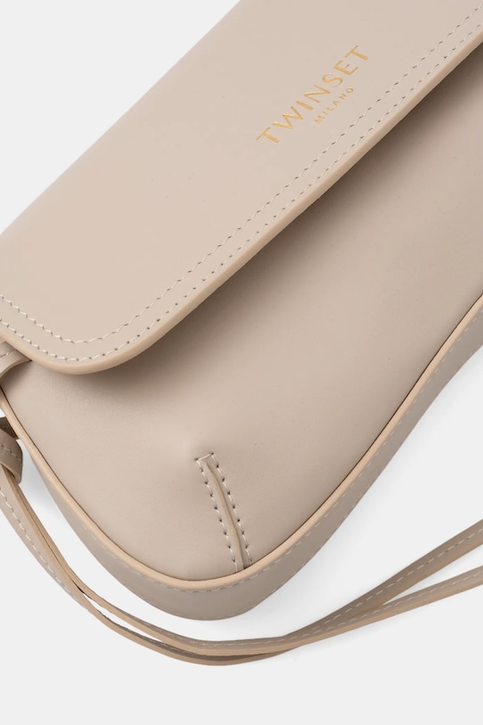 Twinset torebka skórzana beżowy 261TB7111