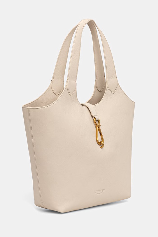 Twinset torebka skórzana 261TB7130 beżowy SS26