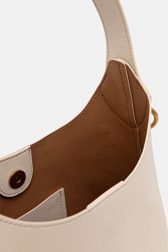 Twinset torebka skórzana 261TB7132 beżowy