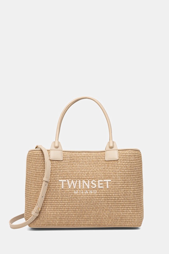 Twinset torebka nie mieści A4 beżowy 261TB7070