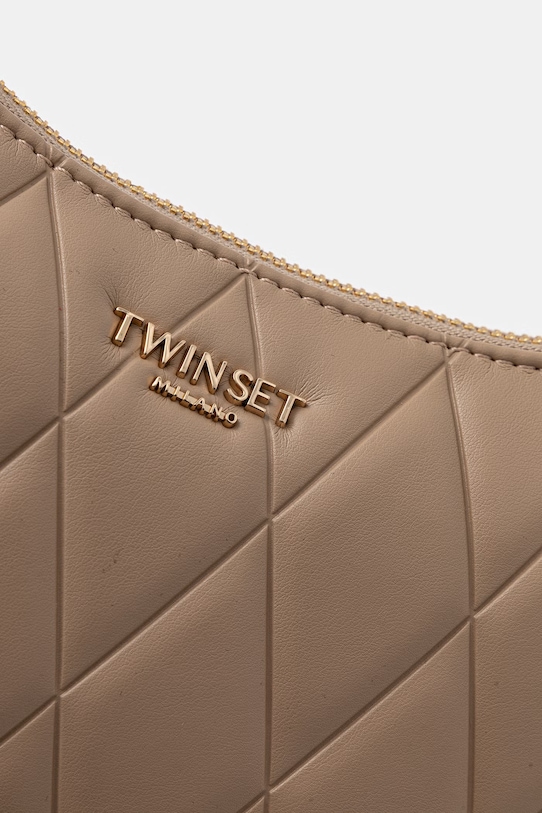 Twinset Μικρή τσάντα γυναικεία μπεζ 261TB7284