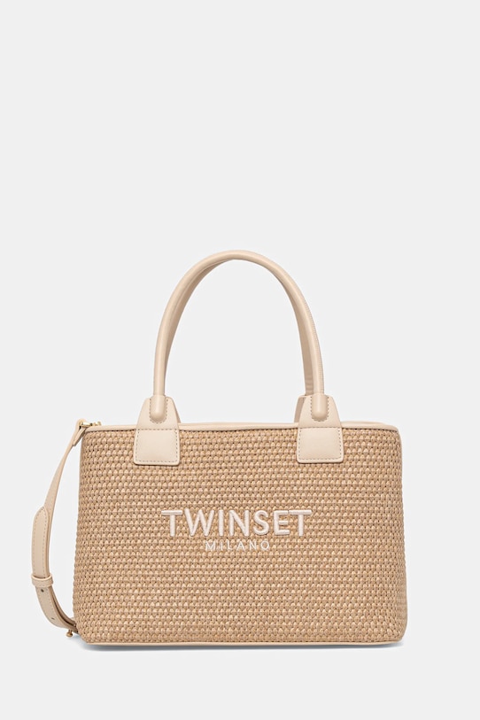 Twinset torebka aplikacja beżowy 261TB7071