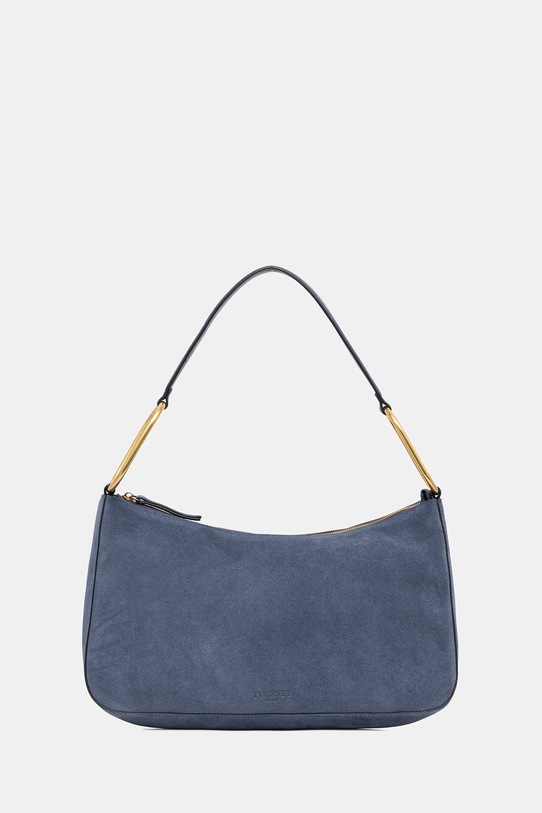 Twinset torebka zamszowa skóra zamszowa granatowy 261TB7086