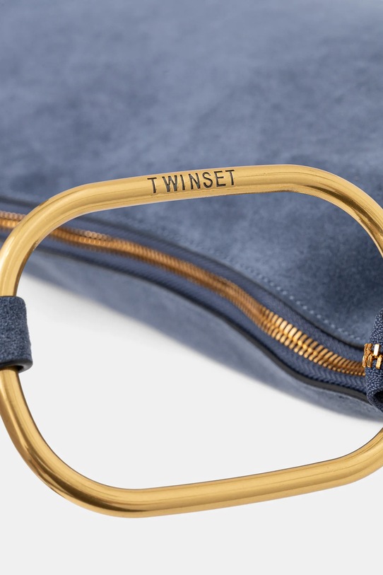 Twinset torebka zamszowa granatowy 261TB7086