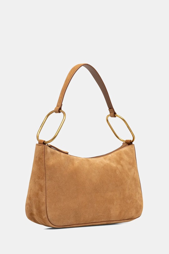 Twinset torebka zamszowa 261TB7086 brązowy SS26