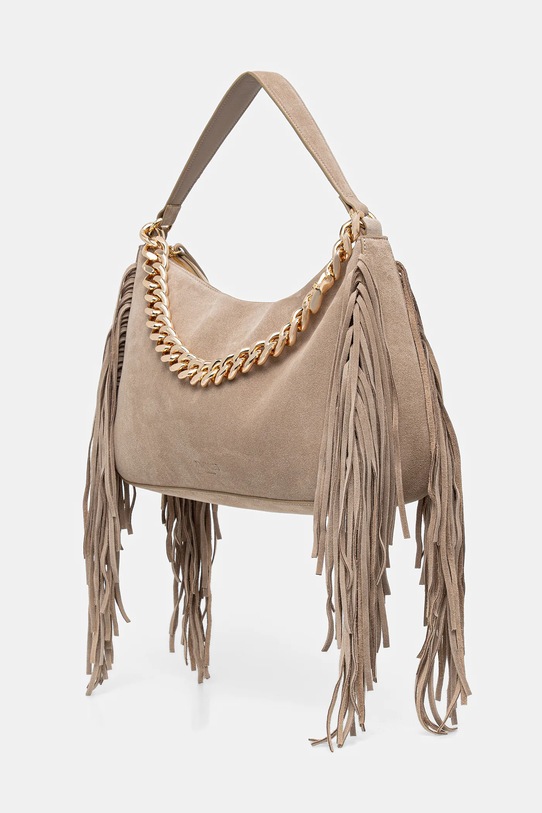 Akcesoria Twinset torebka zamszowa 261TB7083 beżowy