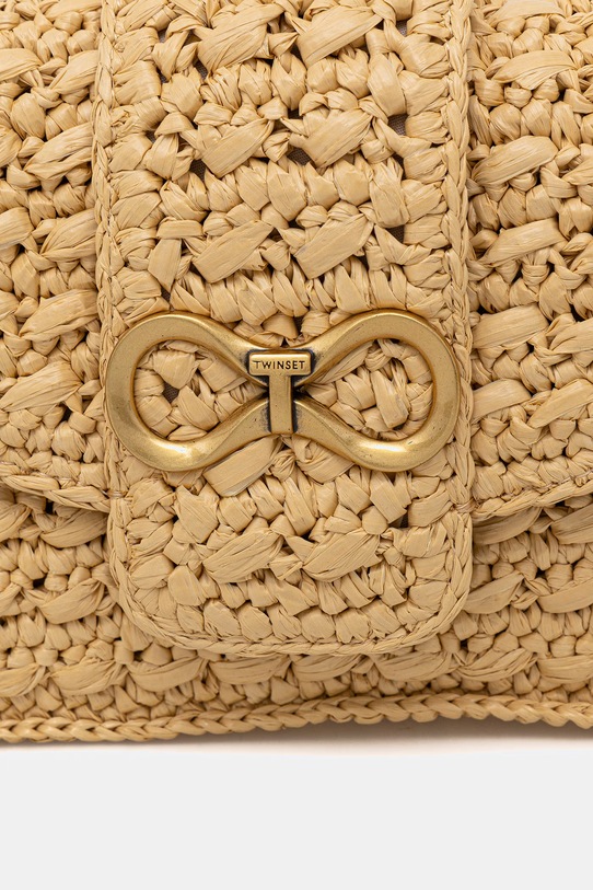 Dodaci Twinset crossbody torba ženska pletena 261TB7390 bež