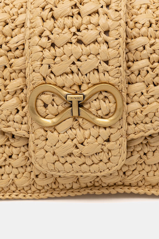 Dodaci Twinset crossbody torba ženska pletena 261TB7390 bež