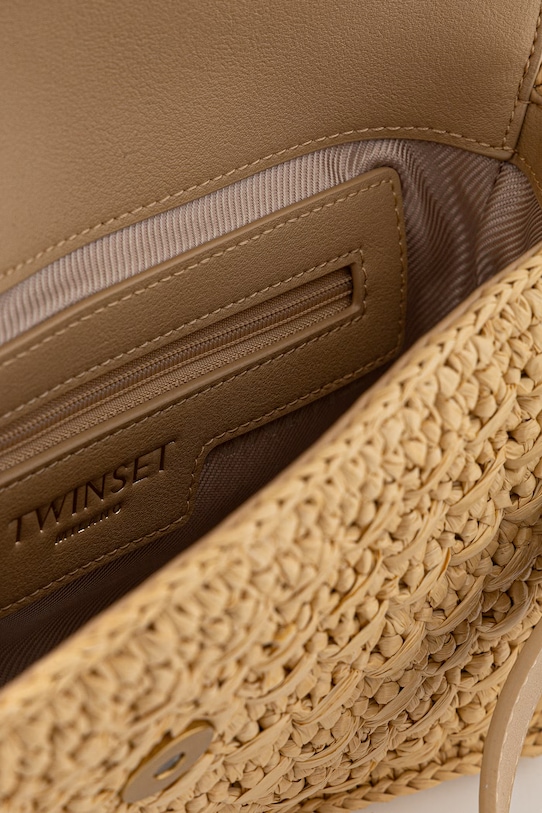 Twinset crossbody torba ženska pletena 261TB7390 bež