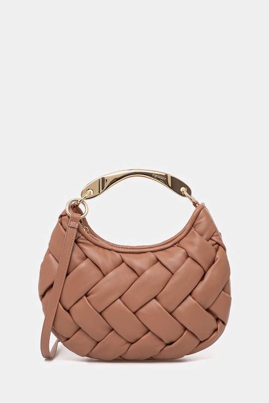 Twinset torebka nie mieści A4 brązowy 261TB7370