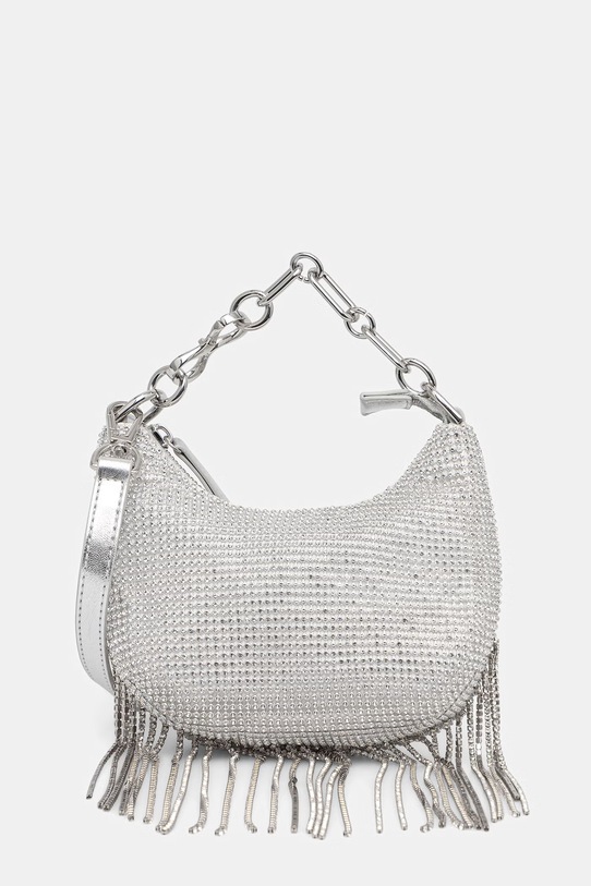 Twinset torebka aplikacja srebrny 261TB7360