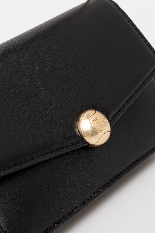 Δερμάτινη τσάντα Lacoste μαύρο NF5104IT