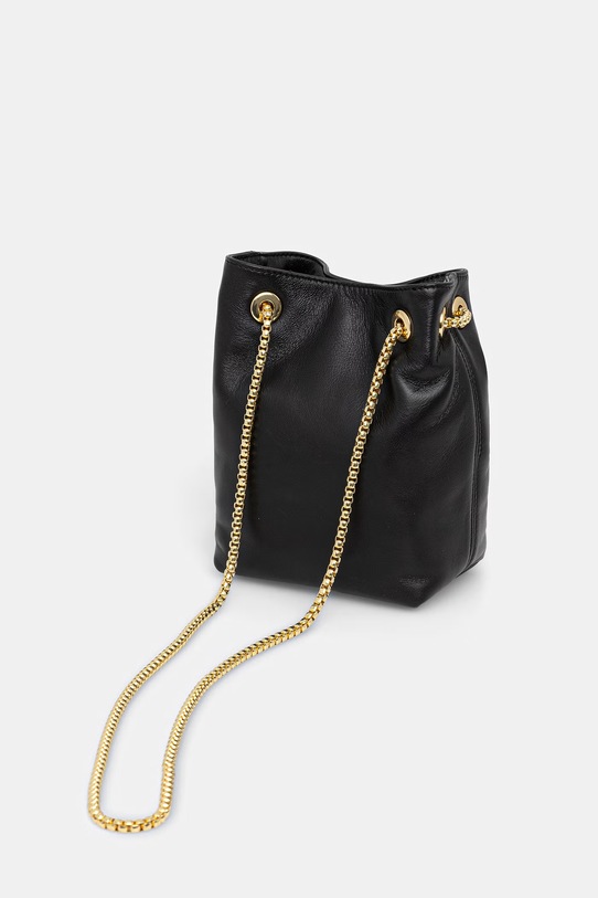 Akcesoria Trussardi torebka skórzana I065E200123N czarny