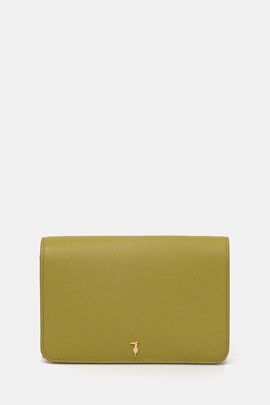 Trussardi torebka skórzana skóra licowa zielony Z392E106554N