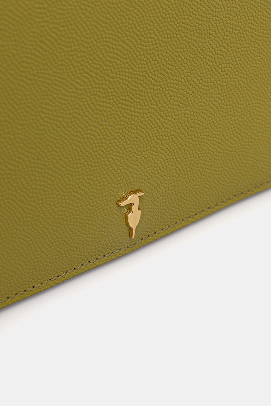 Trussardi torebka skórzana zielony Z392E106554N
