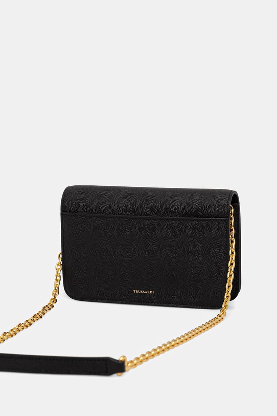 Akcesoria Trussardi torebka skórzana Z392E106554N czarny