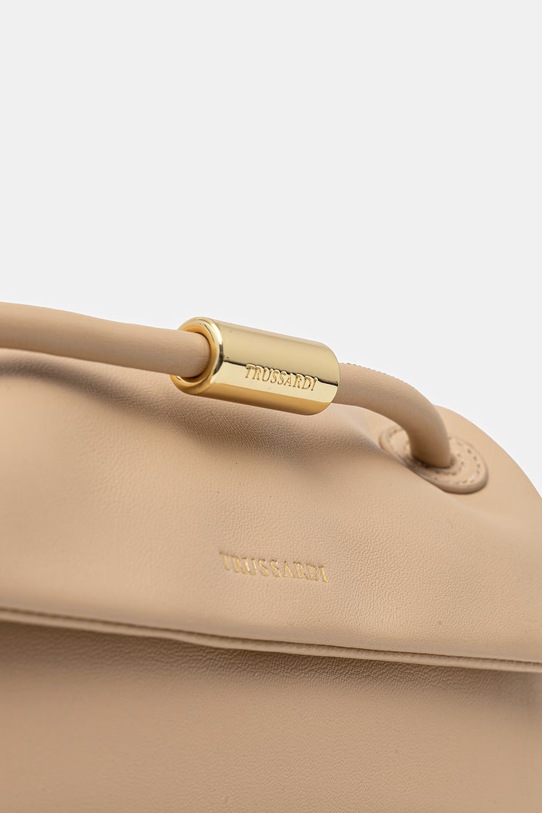 Trussardi torebka skórzana beżowy Z610E006437N