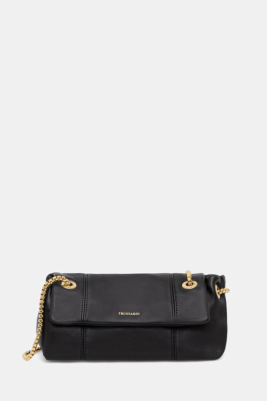 Trussardi torebka skórzana skóra licowa czarny Z610E206557N