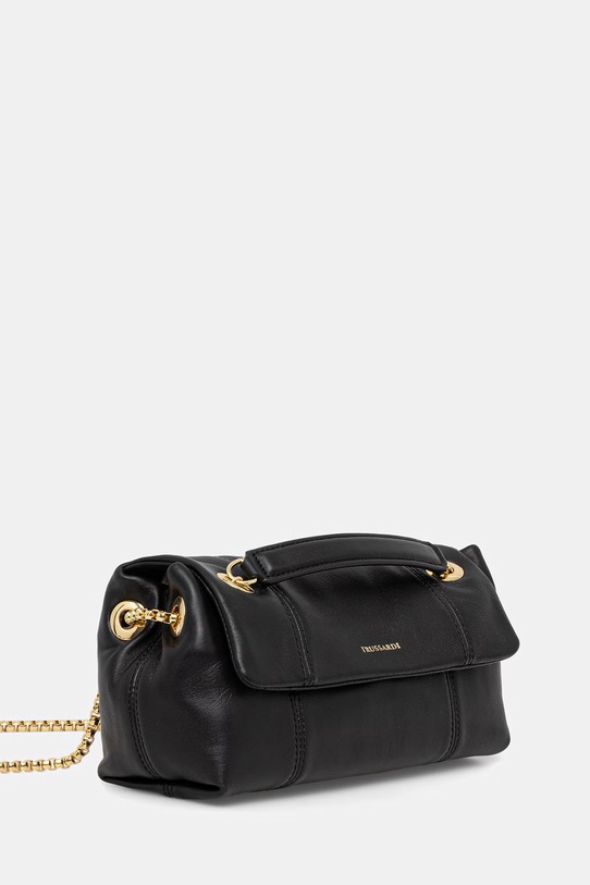 Trussardi torebka skórzana Z610E206557N czarny SS26