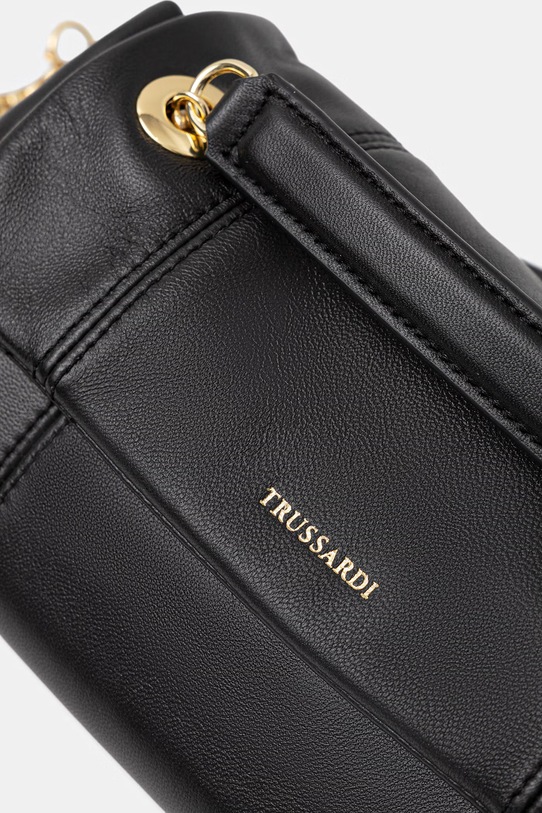 Trussardi torebka skórzana czarny Z610E206557N