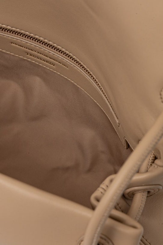 Trussardi torebka skórzana Z611E006500N beżowy