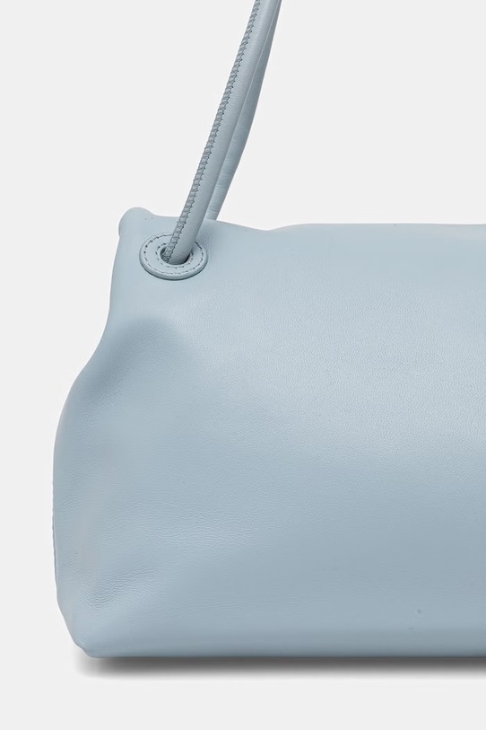 Akcesoria Trussardi torebka skórzana Z611E006500N niebieski