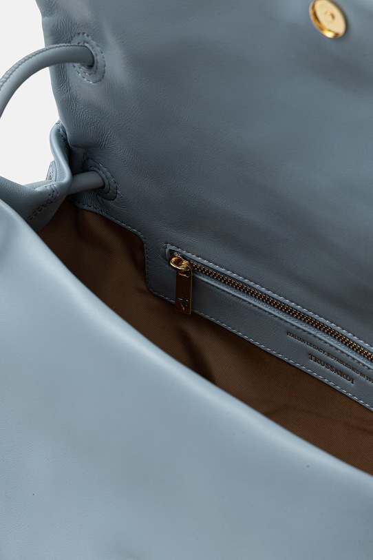 Trussardi torebka skórzana niebieski Z611E006500N