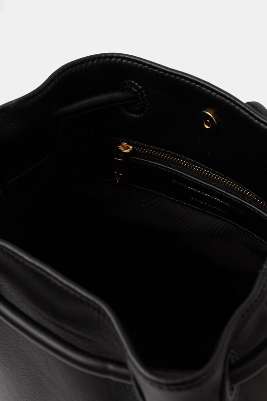 Δερμάτινο σακίδιο Trussardi Z617E006563N μαύρο