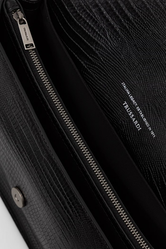 Trussardi torebka skórzana Z777E106484N czarny