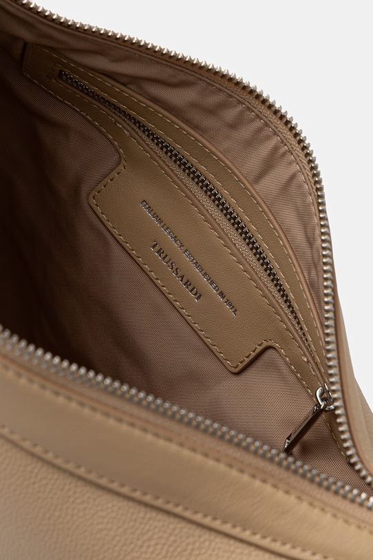 Trussardi torebka skórzana Z785E006518N beżowy
