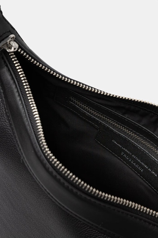 Trussardi torebka skórzana Z785E006518N czarny
