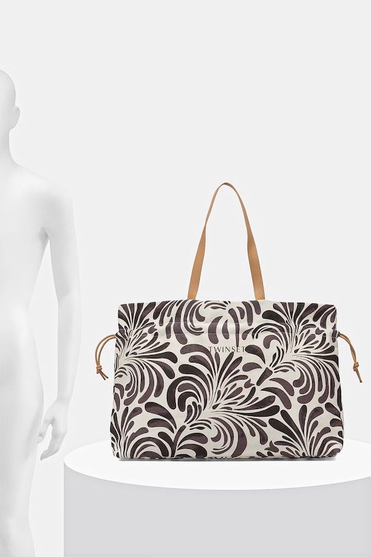 Twinset kabelka typu tote dámska bavlnená 261LM8AEE