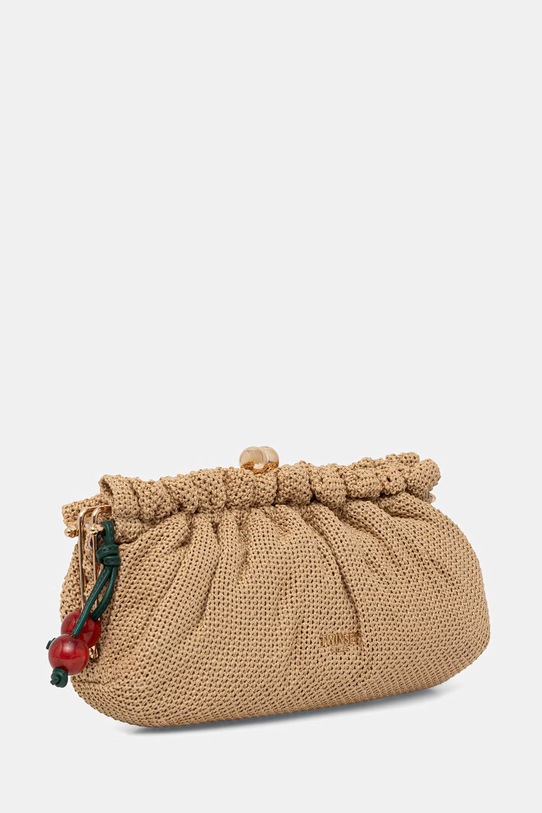 Twinset клатч женский плетеный 261TD8280 бежевый SS26