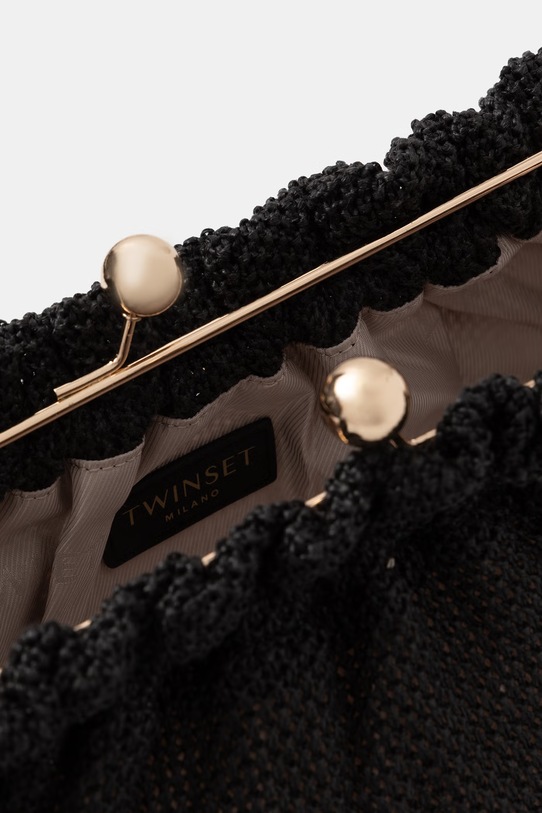 Twinset geantă plic pentru femei împletită 261TD8280 negru