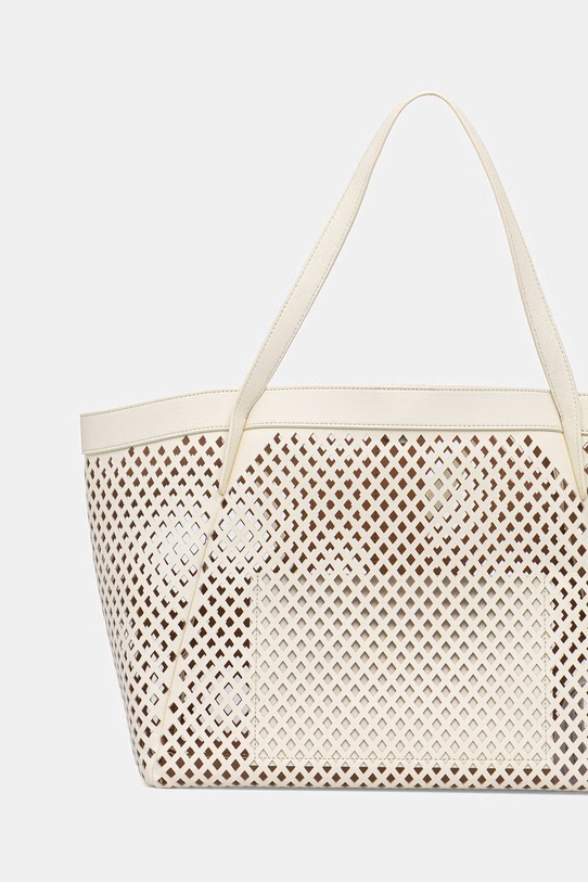 Akcesoria Twinset torebka skórzana 261TD8550 beżowy