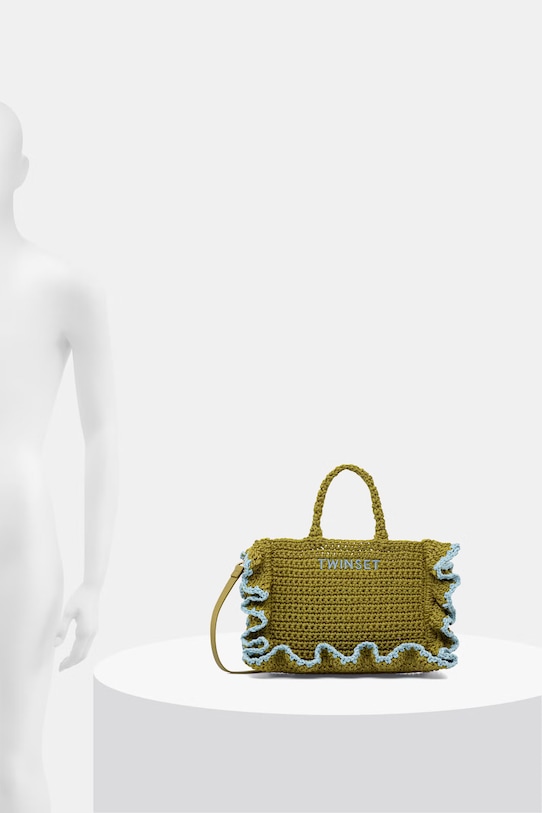 Twinset crossbody kabelka dámska pletená 261TD8291