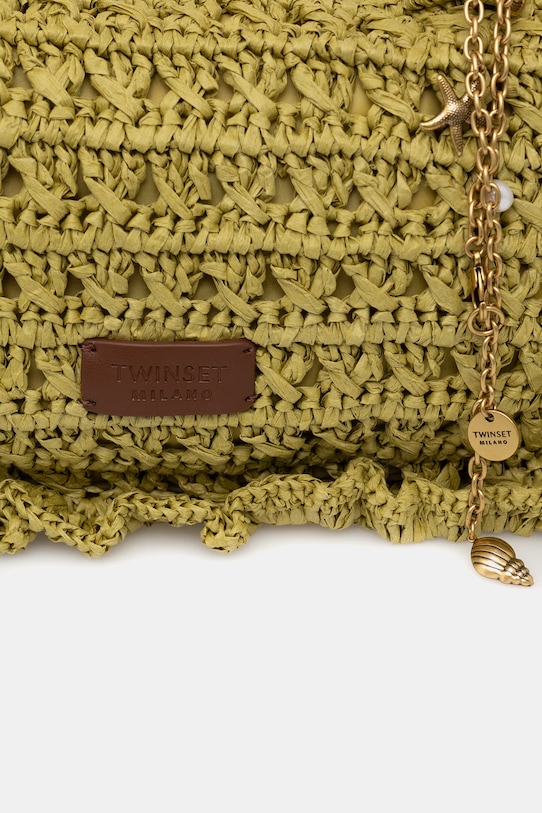 Twinset kabelka dámska pletená zelená 261TD8300