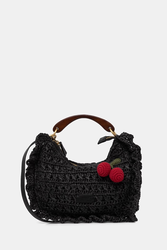 Twinset geantă damskă împletită negru 261TD8301