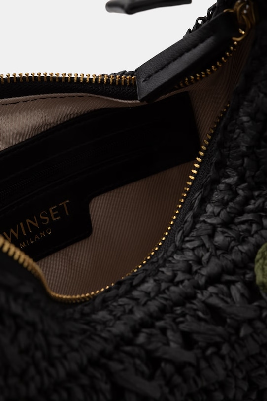 Twinset geantă damskă împletită 261TD8301 negru