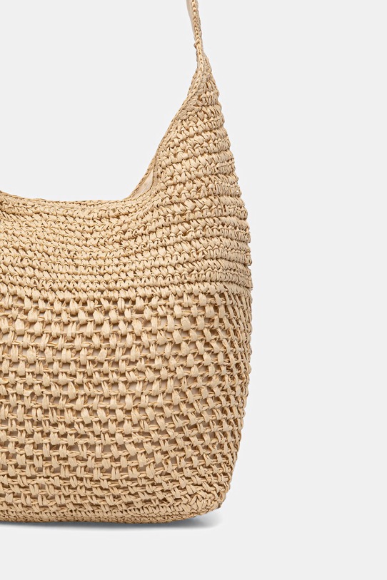 Аксесуари Twinset пляжна сумка жіноча плетена 261TD8310 бежевий