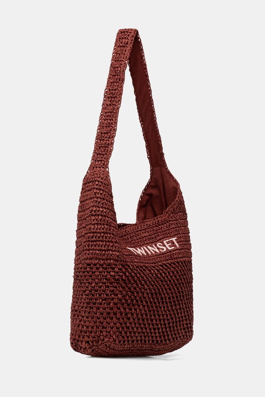 Twinset пляжна сумка жіноча плетена 261TD8310 коричневий SS26