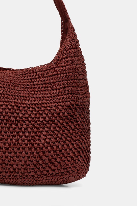 Аксесуари Twinset пляжна сумка жіноча плетена 261TD8310 коричневий